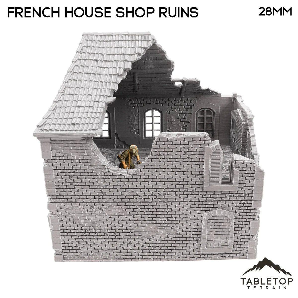 French House Shop Ruins - WWII Building