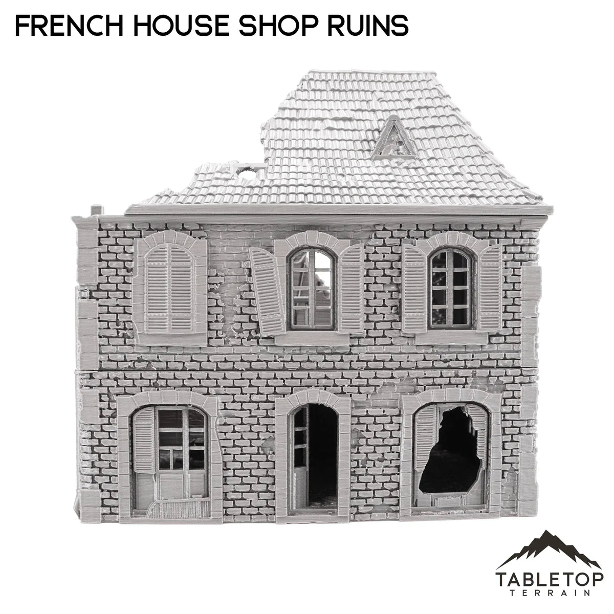 French House Shop Ruins - WWII Building