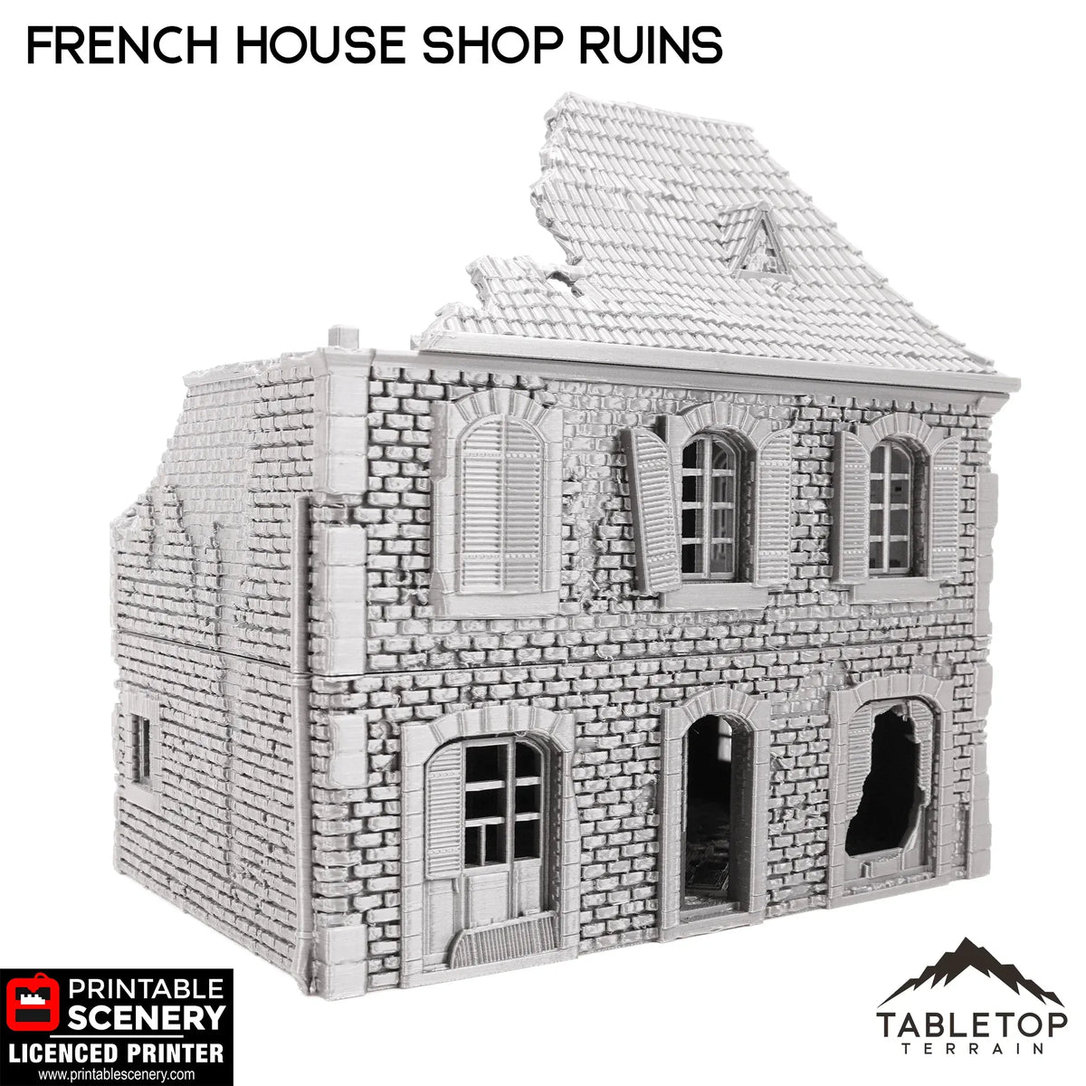 French House Shop Ruins - WWII Building