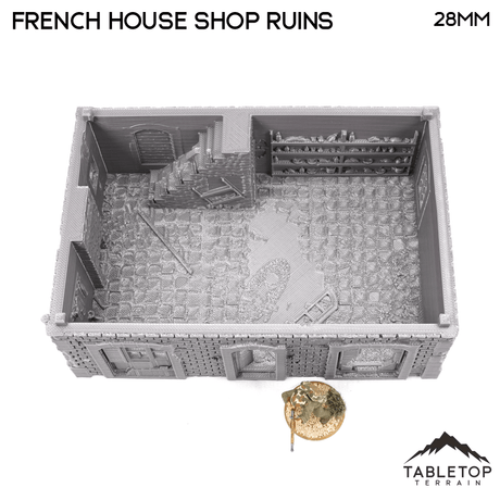 French House Shop Ruins - WWII Building