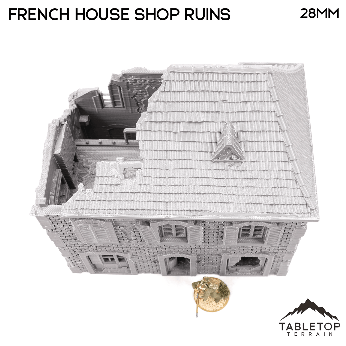 French House Shop Ruins - WWII Building
