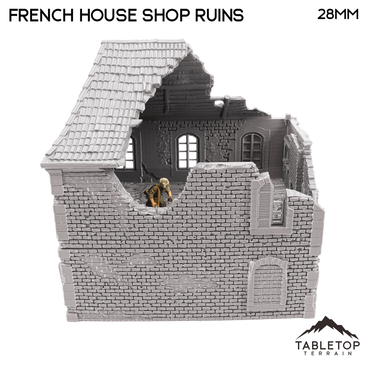 French House Shop Ruins - WWII Building