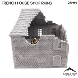 French House Shop Ruins - WWII Building