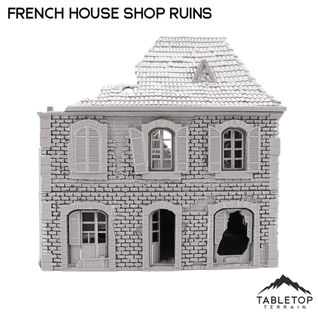 French House Shop Ruins - WWII Building