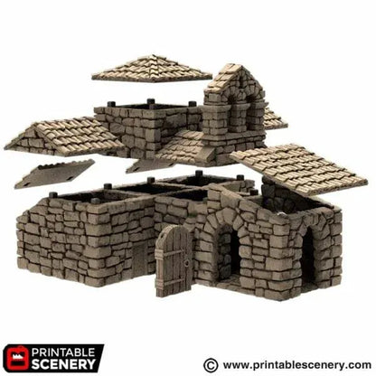 French Mausoleum - Country & King - Fantasy Historical Building
