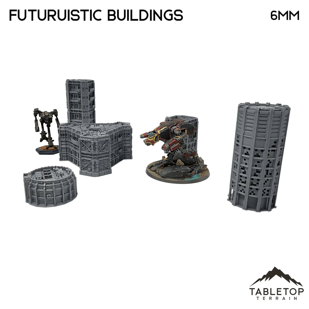 Futuristic Buildings - 6mm terrain