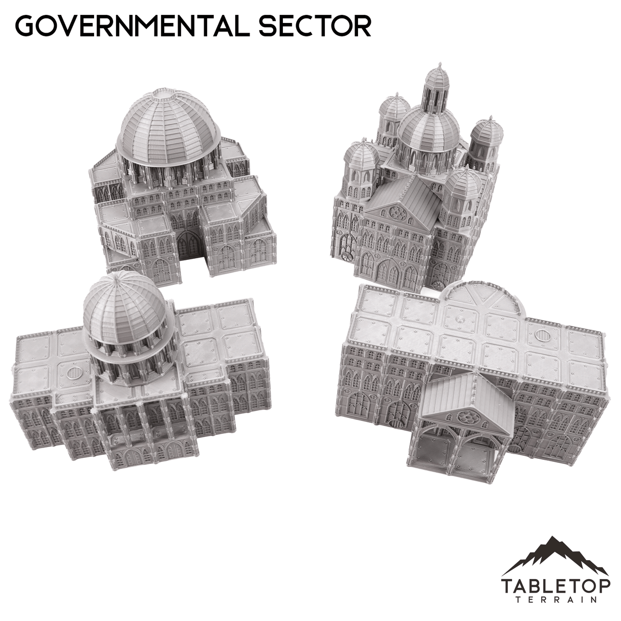 Governmental Sector 8mm Scale Building Pack