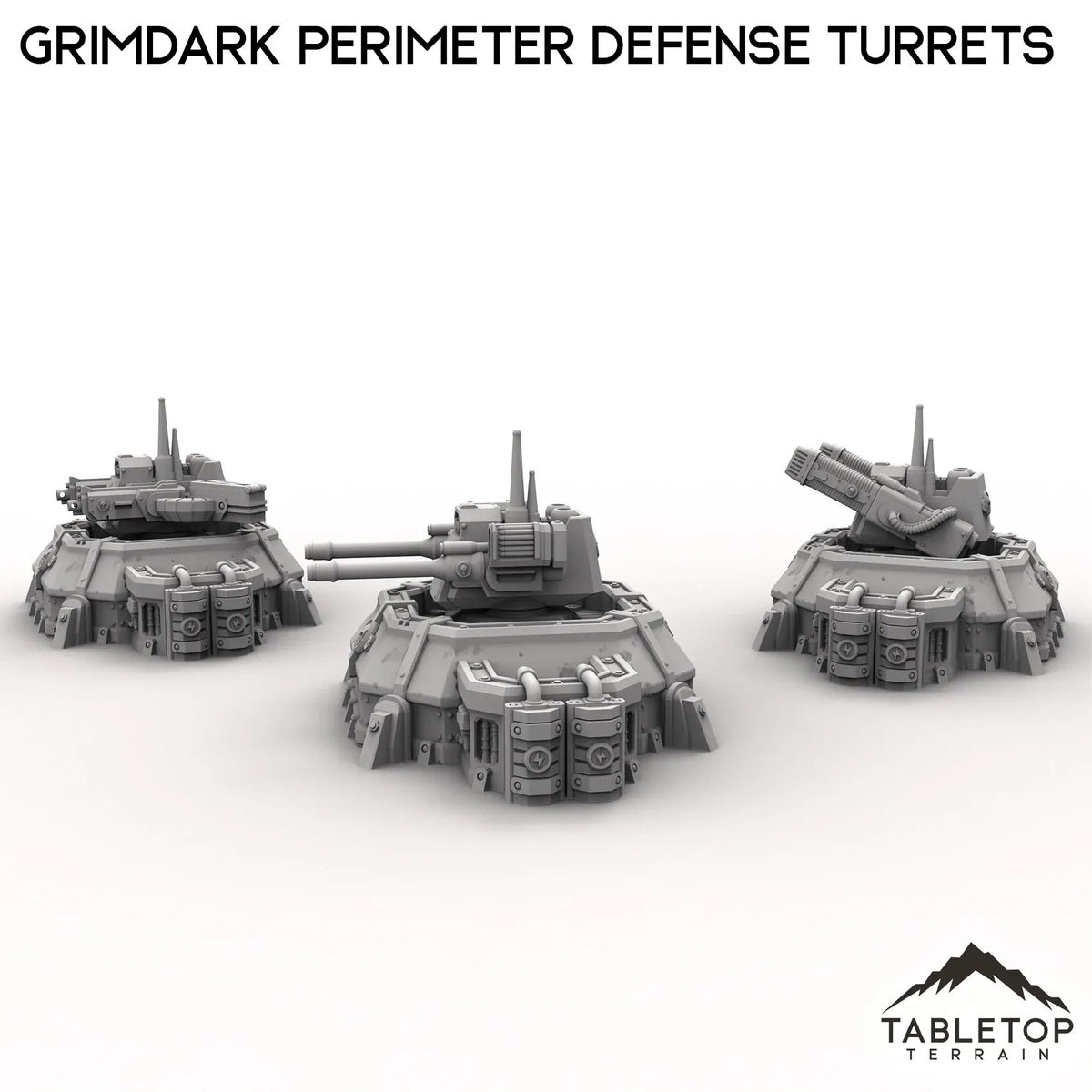 Sup Turrets Grimdark Perimeter Defense Turrets – Wargame Portal
