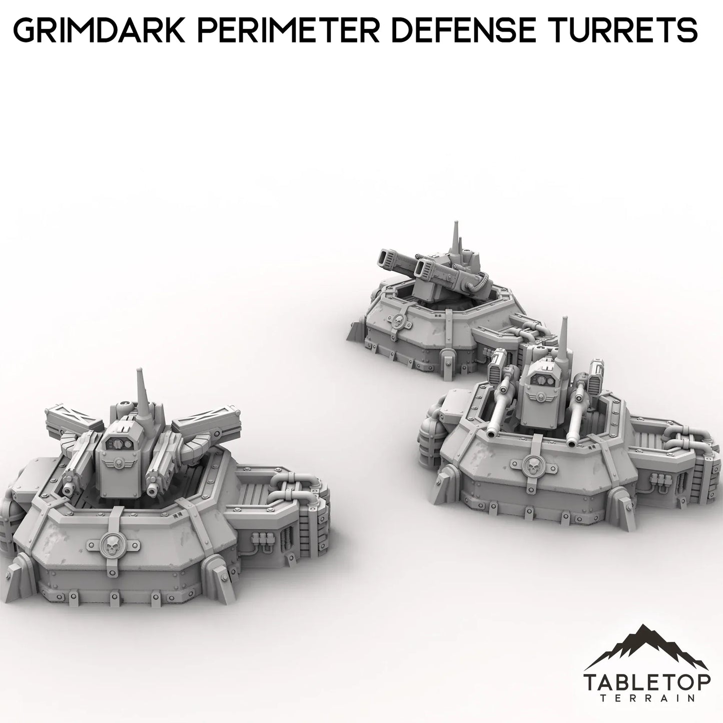 Grimdark Perimeter Defense Turrets
