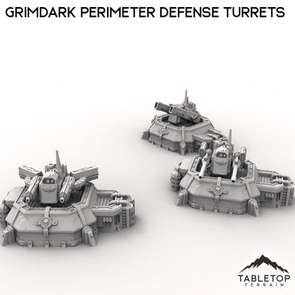Grimdark Perimeter Defense Turrets