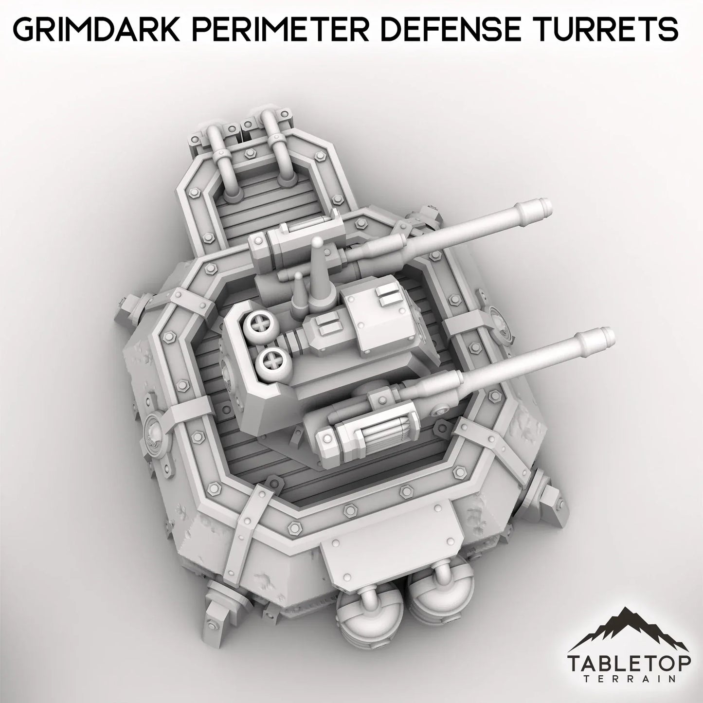 Grimdark Perimeter Defense Turrets