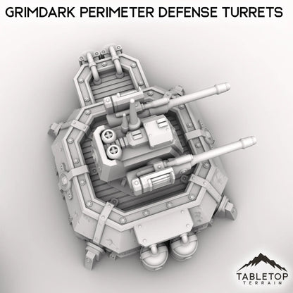 Grimdark Perimeter Defense Turrets