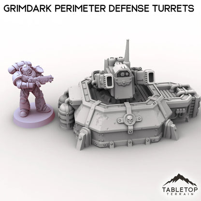 Grimdark Perimeter Defense Turrets