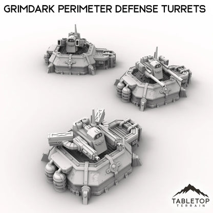 Grimdark Perimeter Defense Turrets