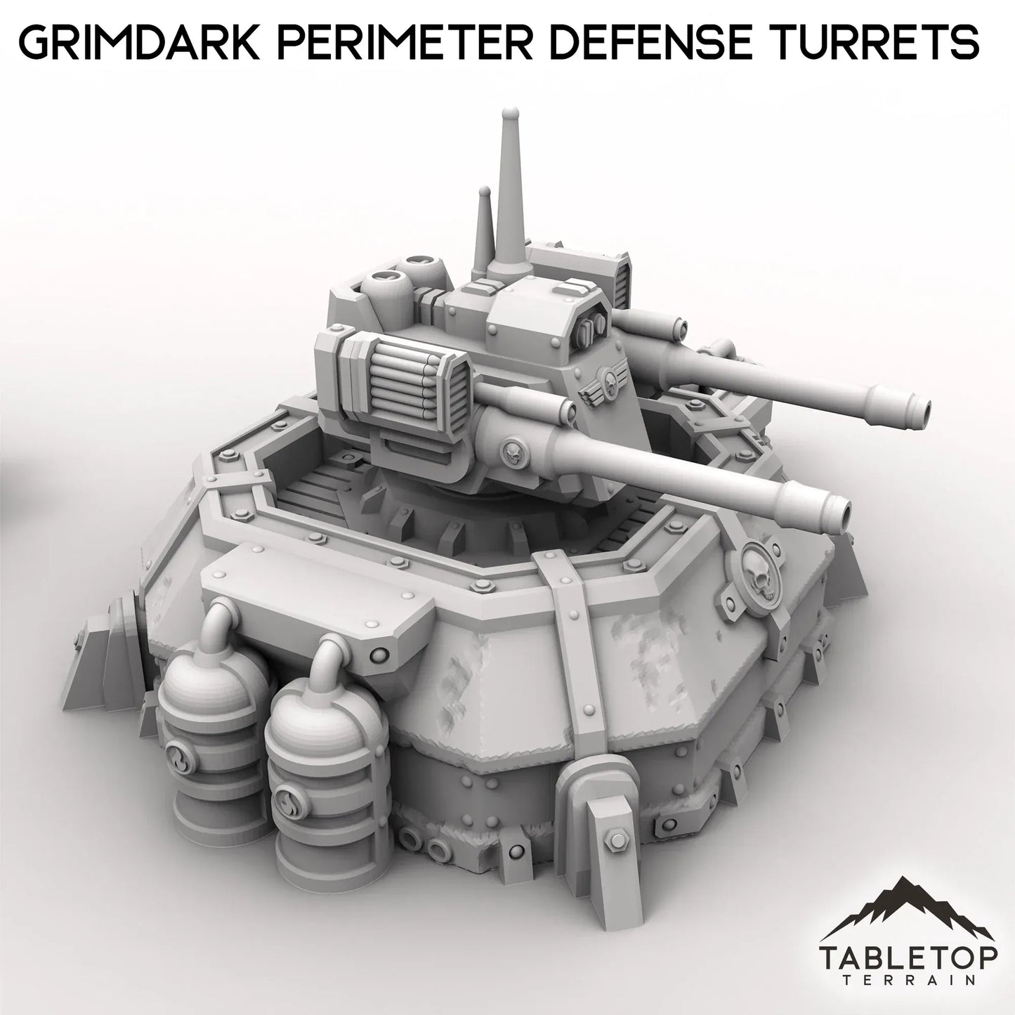 Grimdark Perimeter Defense Turrets