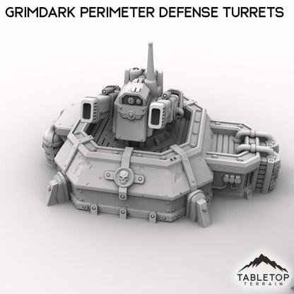 Grimdark Perimeter Defense Turrets