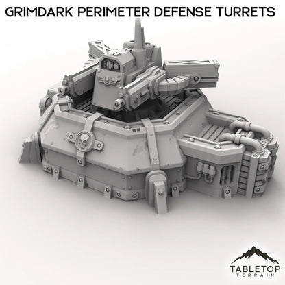 Grimdark Perimeter Defense Turrets