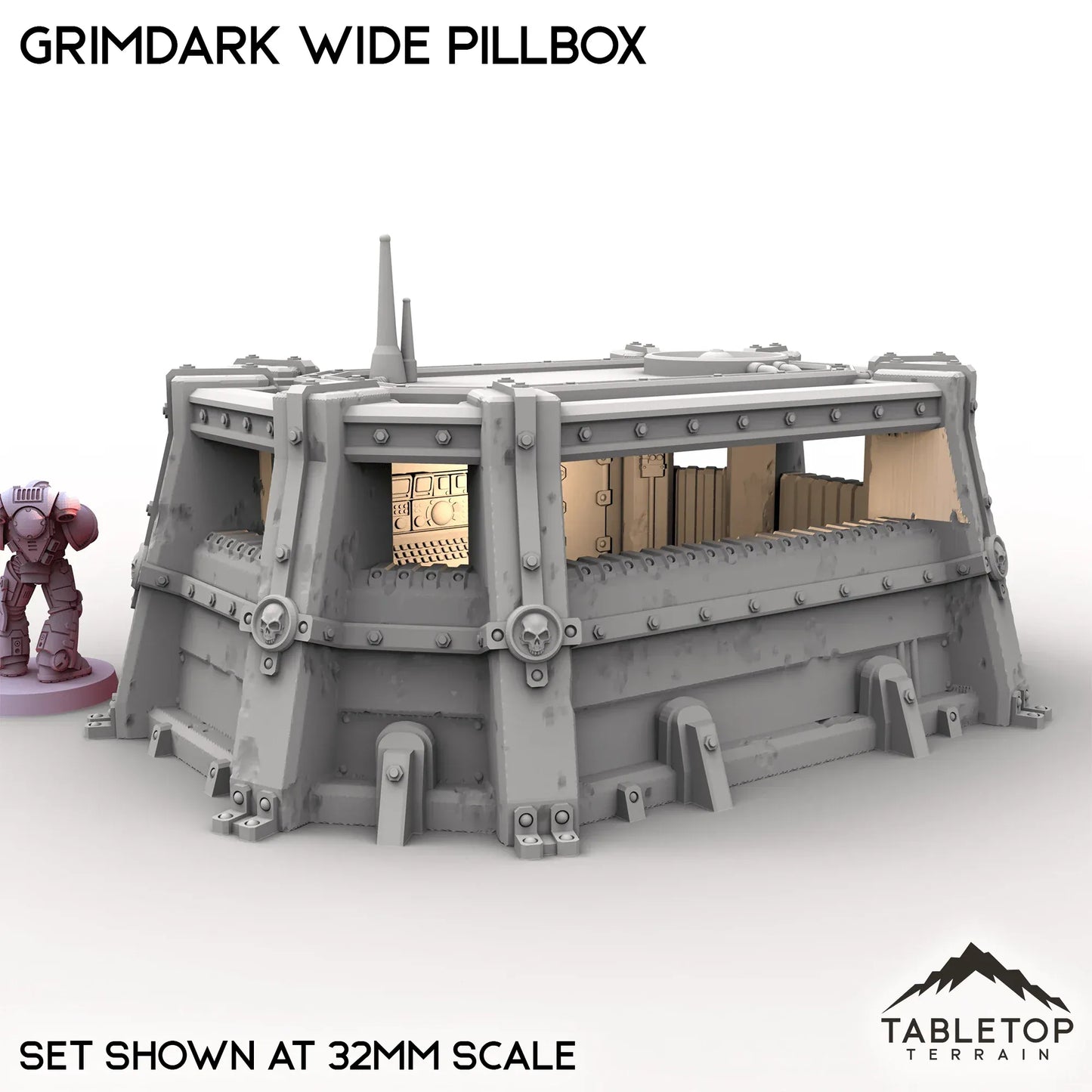 Grimdark Wide Pillbox