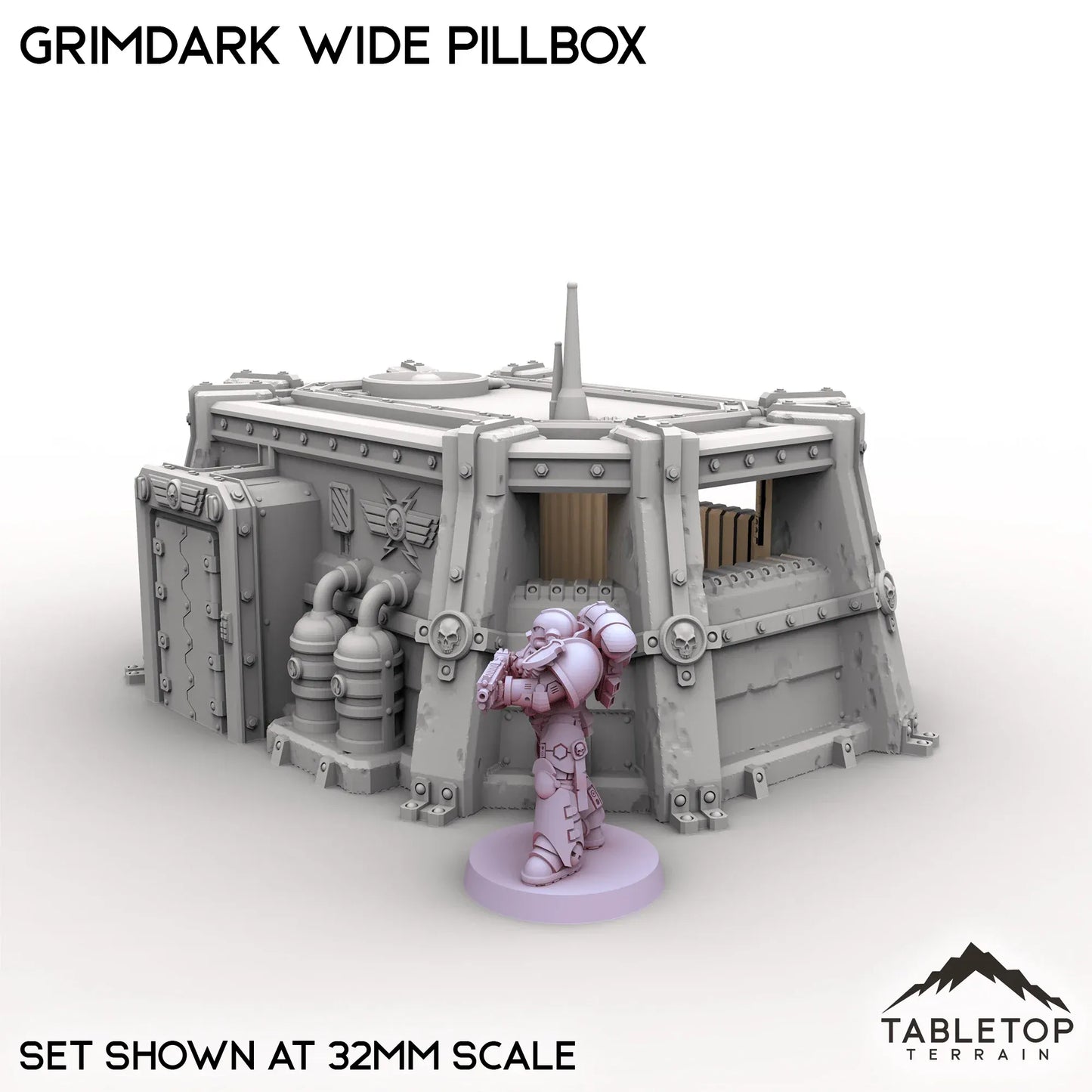 Grimdark Wide Pillbox