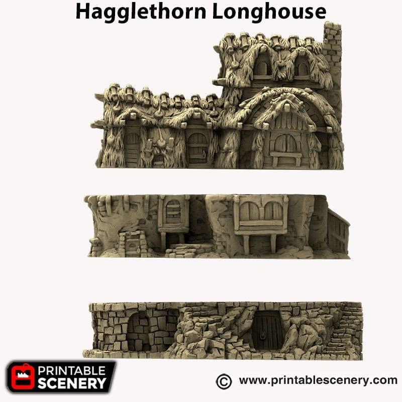 Hagglethorn Longhouse - Hagglethorn Hollow - Fantasy Building
