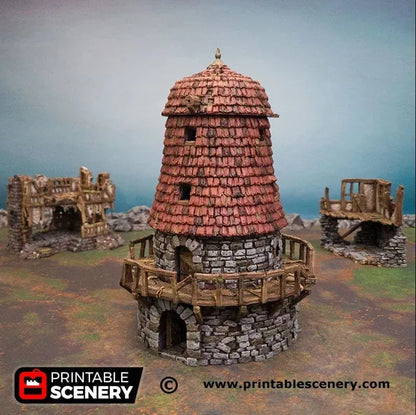 Haunted Windmill - Fantasy Building