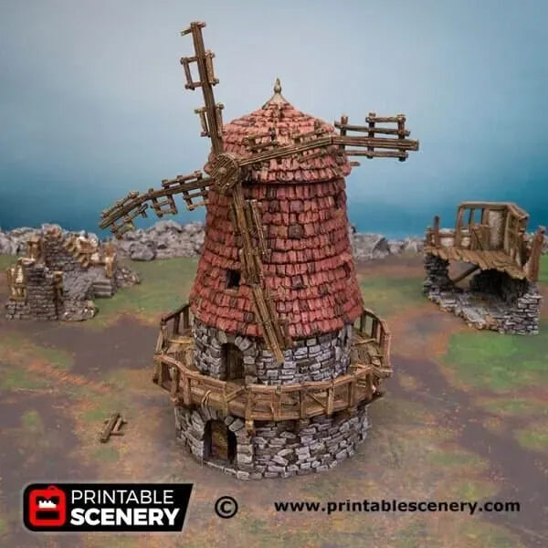 Haunted Windmill - Fantasy Building