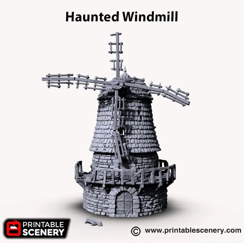 Haunted Windmill - Fantasy Building