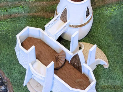 High Elf House Tower - Elven Fantasy Building