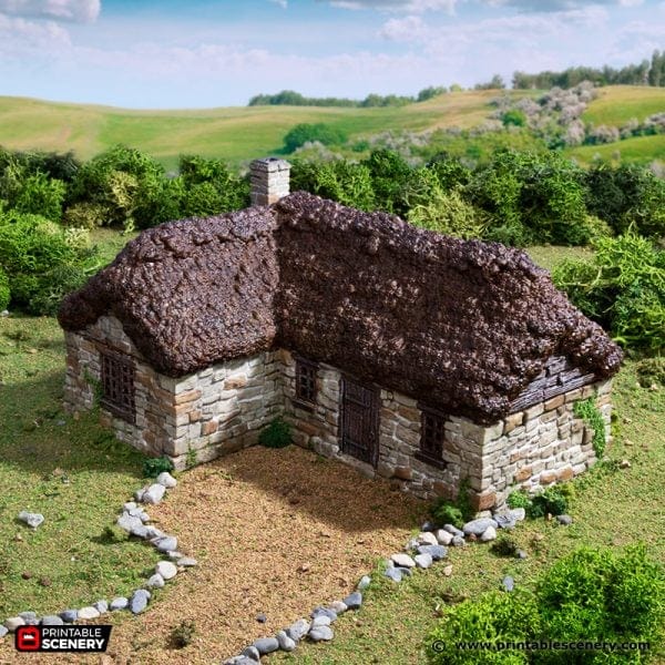 Highland Stone Barn - Country & King - Fantasy Historical Building