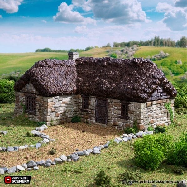 Highland Stone Barn - Country & King - Fantasy Historical Building