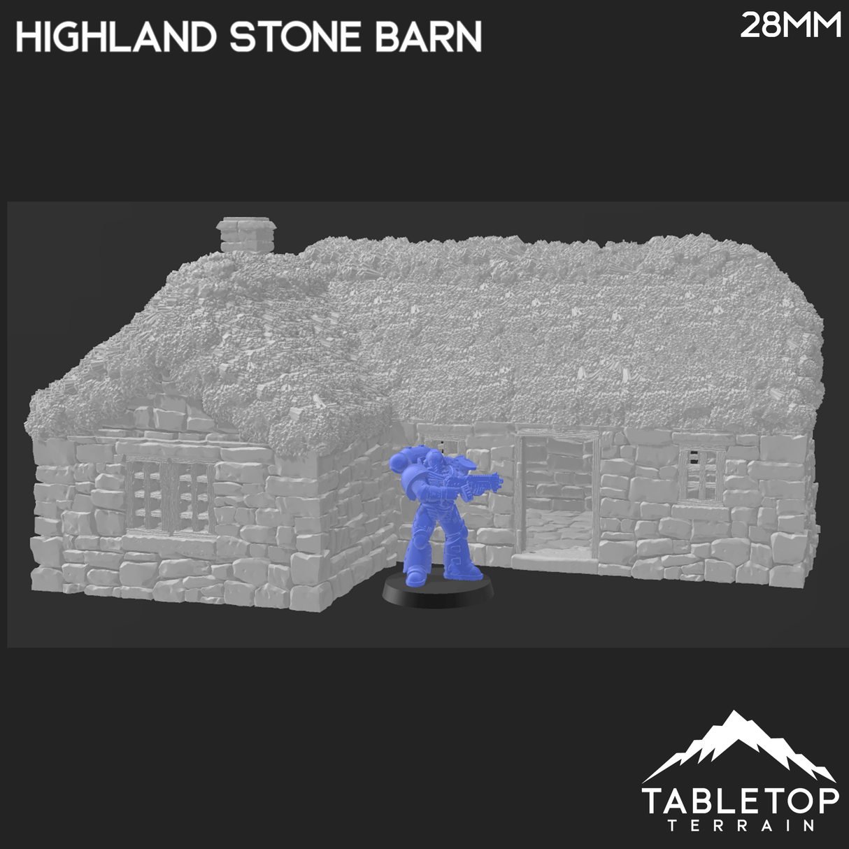 Highland Stone Barn - Country & King - Fantasy Historical Building