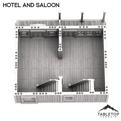 Hotel and Saloon - Old Wild Western Rush