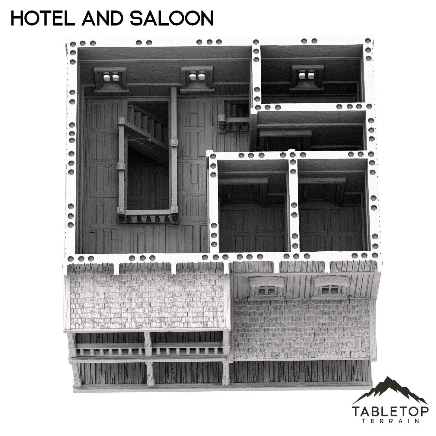Hotel and Saloon - Old Wild Western Rush