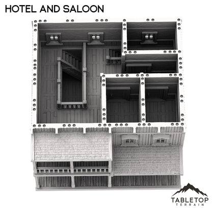 Hotel and Saloon - Old Wild Western Rush