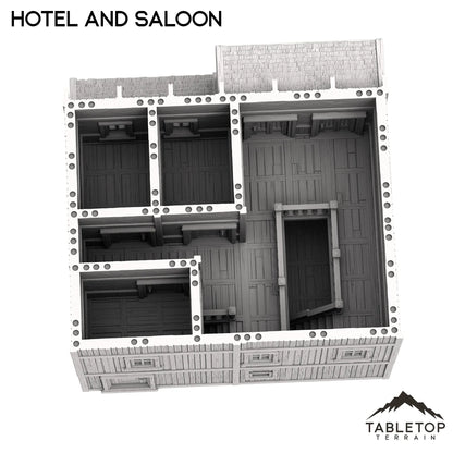 Hotel and Saloon - Old Wild Western Rush