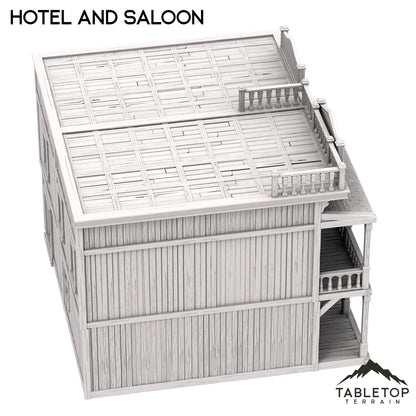 Hotel and Saloon - Old Wild Western Rush