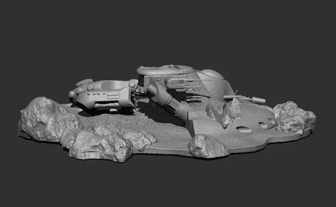 Hover Tank Ruins