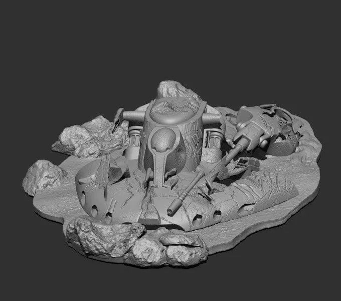 Hover Tank Ruins