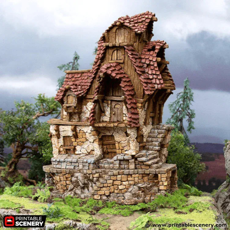 Hunter's Lodge - Hagglethorn Hollow - Fantasy Building