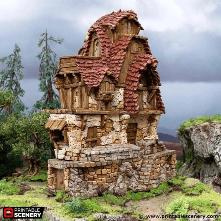 Hunter's Lodge - Hagglethorn Hollow - Fantasy Building