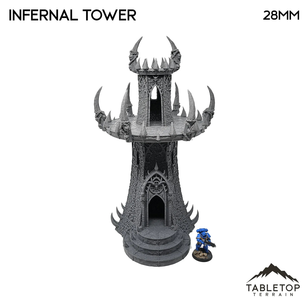Infernal Building Infernal Tower - Fantasy Demon Building – Wargame Portal