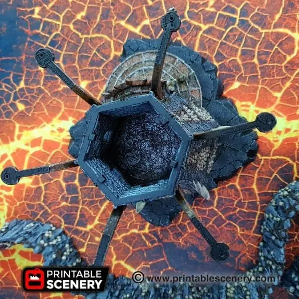 Infernal Tower - Fantasy Demon Building