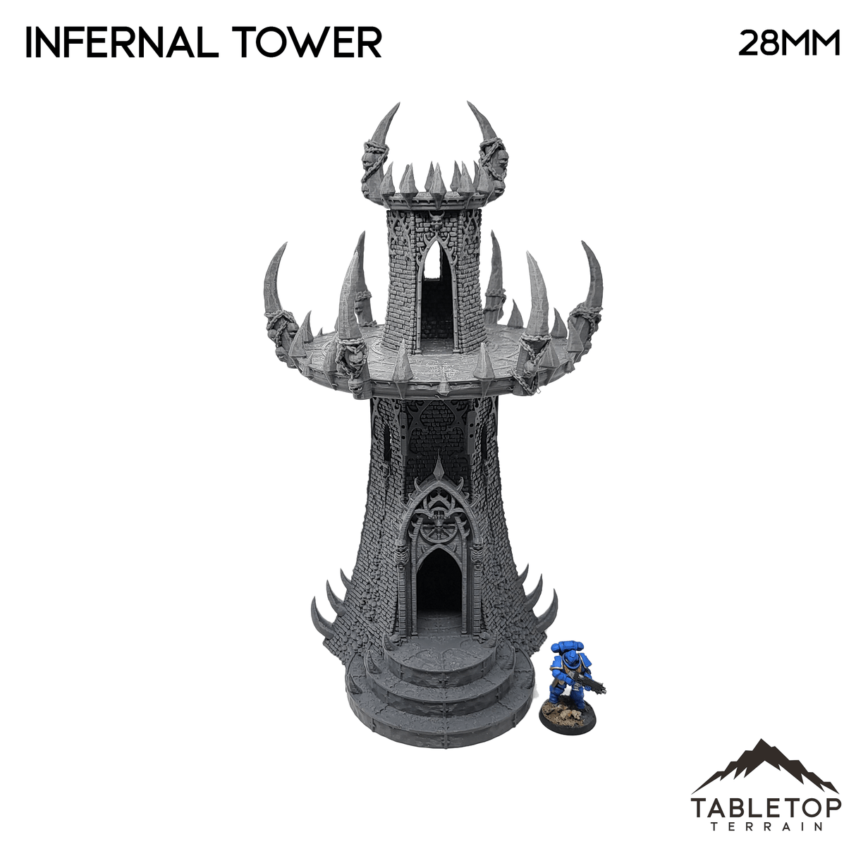 Infernal Tower - Fantasy Demon Building