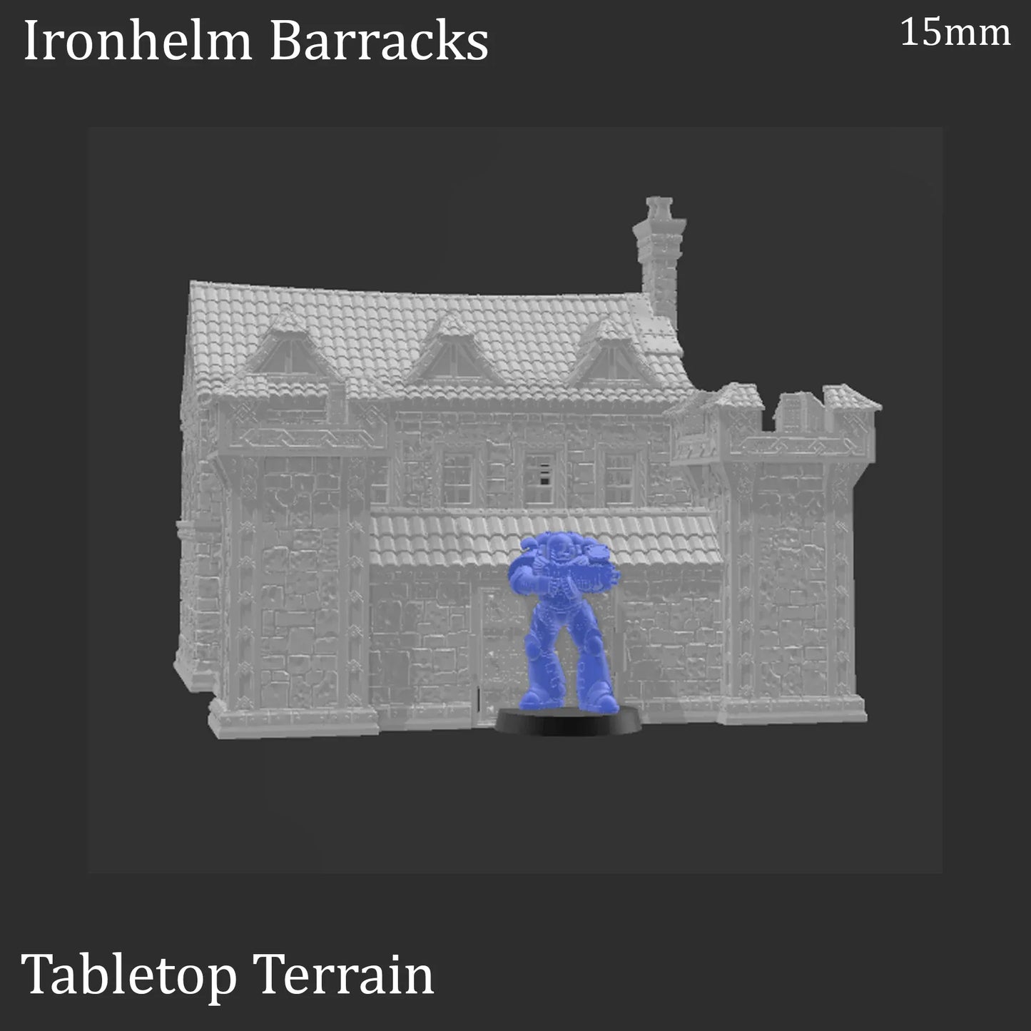Ironhelm Barracks - Dwarven Fantasy Building