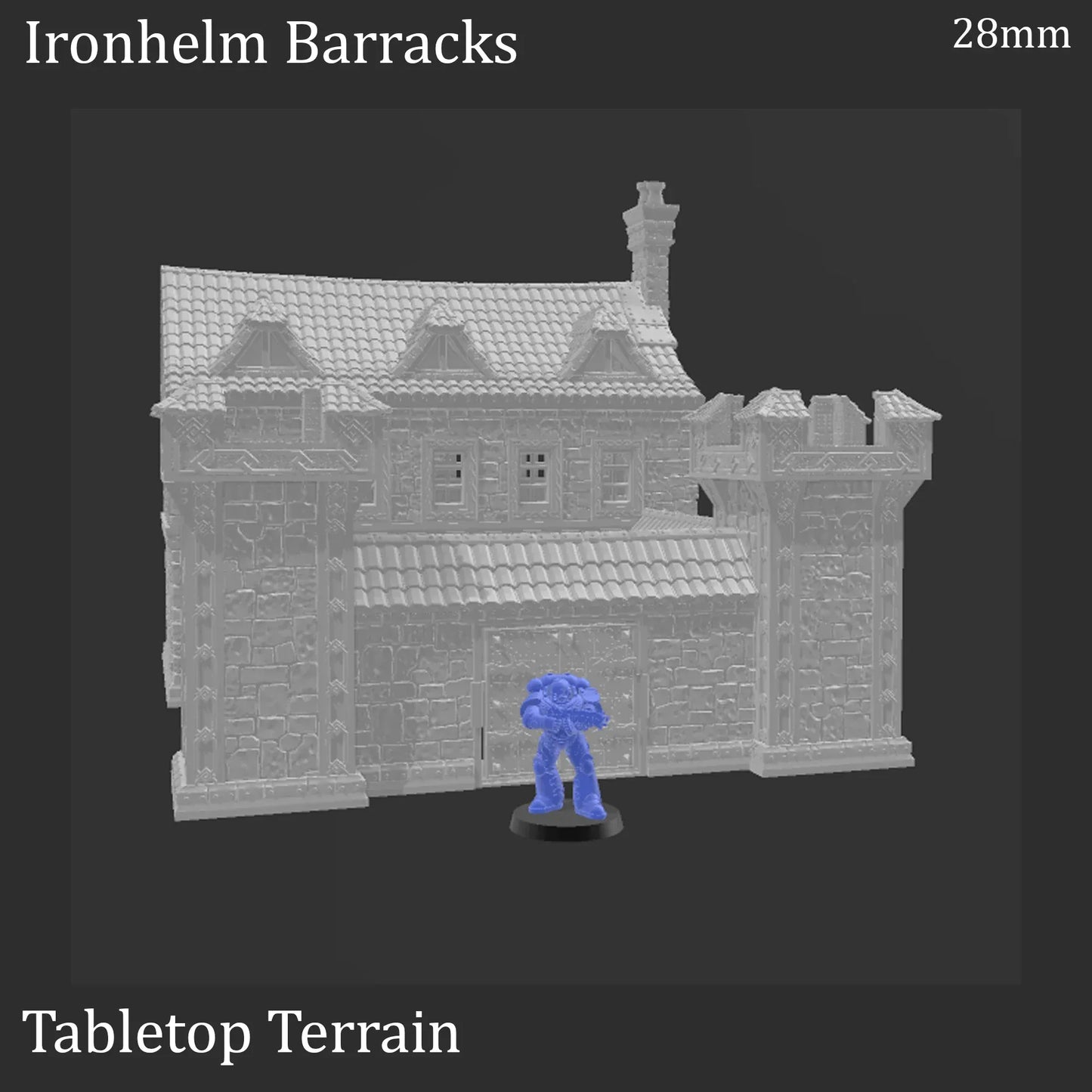 Ironhelm Barracks - Dwarven Fantasy Building