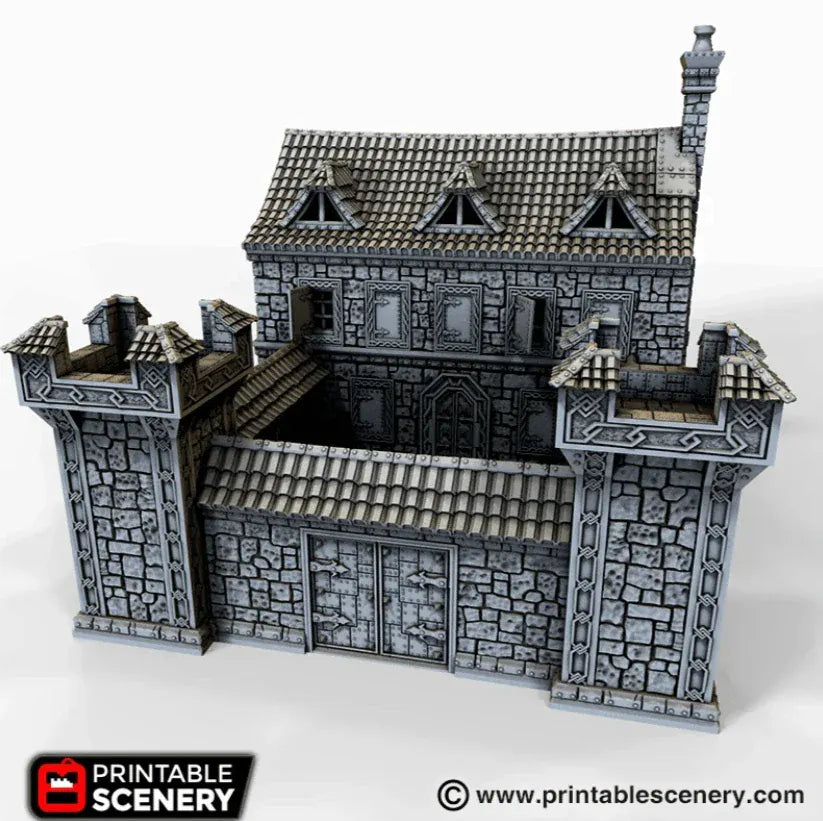 Ironhelm Barracks - Dwarven Fantasy Building