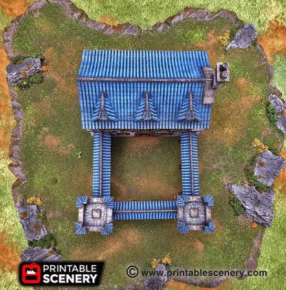 Ironhelm Barracks - Dwarven Fantasy Building