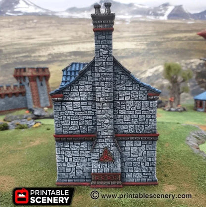 Ironhelm Barracks - Dwarven Fantasy Building