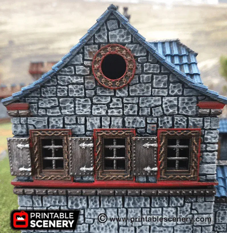 Ironhelm Barracks - Dwarven Fantasy Building