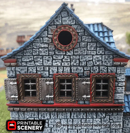 Ironhelm Barracks - Dwarven Fantasy Building